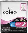 U by Kotex Security Ultra Thin, Regular, Unscented, 60 Count