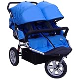 Tike Tech Double City X3 Swivel Stroller, Pacific... by Tike Tech
