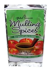 Global Treasures Mulling Spices for Spiced Cider & Wine, 1.5-Ounce Packages (Pack of 24)