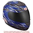 Bell Arrow Matrix Blue Full Face Helmet - Size : Small
