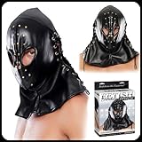 フェティッシュ/目の開いたフェイスマスク/死刑執行人マスク フェイクレザー/EXECUTIONER HOOD