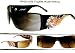 ED HARDY VINTAGE TATTOO SUNGLASSES EHS 009 TIGER RUNNING BLACK FRAME SOLID GREY LENSES