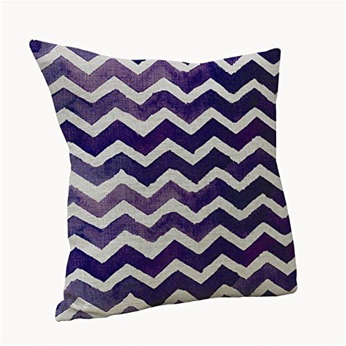 DNArtSaleStore 18X18 Fashion Throw Pillow Case Shell Decorative Cushion Cover Pillowcase Geometrical Violet E:707