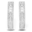 14K White Gold Diamond Earrings