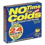 No Time for Colds Multi Symptom Cold Remedy Lozenges, Lemon 18 Each (Pack of 6)