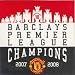OFFICIAL MANCHESTER UNITED F.C. PREMIERSHIP CHAMPIONS 2008 SQUARE CAR WINDOW STICKER
