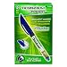 Ticonderoga RediSharp Permanent Markers, Fine Point, Blue, One Dozen (97208)