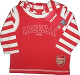 Arsenal Football Club Mock Hoody Long Sleeve Top (12 - 18 Months)