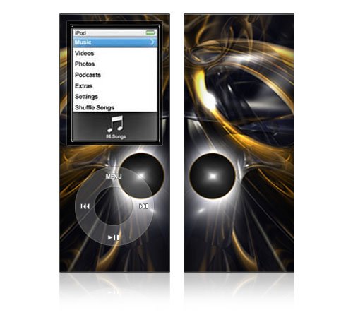 Abstract Decorative Skin Decal Sticker for Apple iPod Nano 4G (4th Gen) MP3 Player