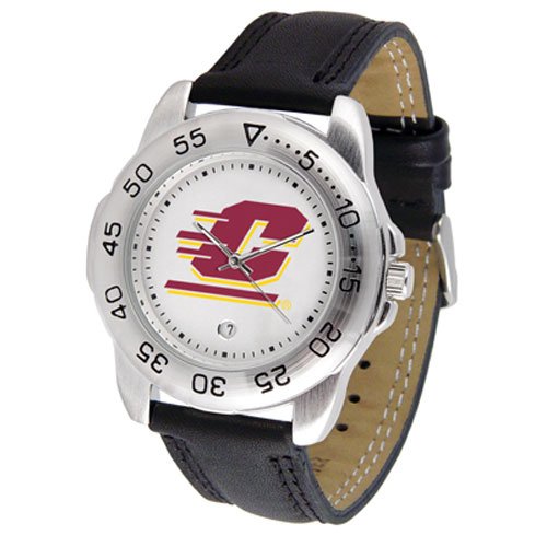 Central Michigan Chippewas NCAA Sport Mens Watch (Leather Band)