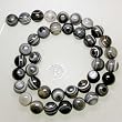 Premium Rare Sardonyx 8mm Round Gemstone Beads 15"!
