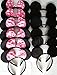 Mickey Mouse Ears Solid Black&Bow Minnie Headband for Boys&Girls Birthday Party