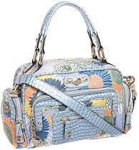 KATHY Van Zeeland Easy Access Nappa Camera Bag,Sunburst Print,one size