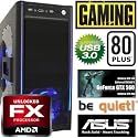 shinobee Gamer PC #3905 AMD FX-Series FX-8120 Turbo 8 x 4000 MHz | 16 GB DDR3 PC-1333 | 1000 GB SATA HDD | NVIDIA Geforce GTX 560 3072 MB RAM | ASUS M5A78L-M/USB3.0 | 24x ASUS Dual Layer DVD +/- R/RW DVD-Brenner | Cardreader | 350W BeQuiet 80 Plus Super Silent Netzteil