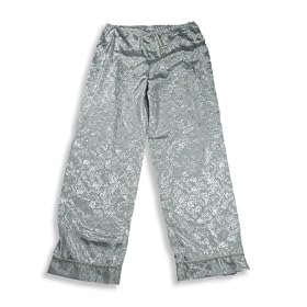 Buy Cinema Etoile - Ladies Satin Pajama Pant, Silver by Cinema Etoile