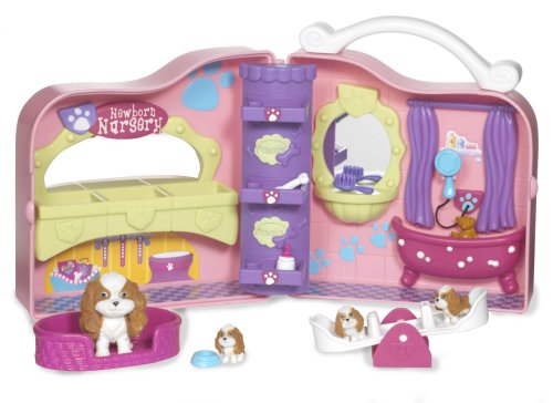 Childrens Toyshop  Toys : In My Pocket Newborn Nursery with King Charles Spaniel(Quennie,Chuck,Chaz,Charlotte)