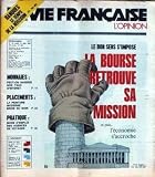 VIE FRANCAISE (LA) [No 15] du 11/04/1977 - BANQUES - LA BOURSE RETROUVE SA MISSION - MONNAIES - PLACEMENTS - LA PEINTURE MODERNE BROIE DU NOIR - AGENCES DE VOYAGES.