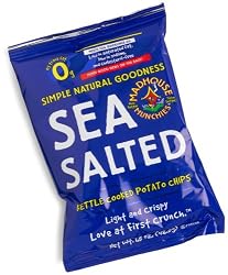 Madhouse Munchies Sea Salted Potato Chips, 1.5-Ounce Bags (Pack of 30)