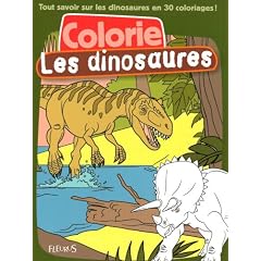 Colorie Les dinosaures