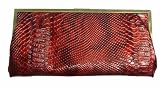 Shiraleah Marilyn Frame Clutch Red