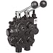 Prince RD522CCAA5A4B1 Directional Control Valve, Two Spool, 4 Ways, 3 Positions, Tandem Center, Cast Iron, 3000 psi, Lever Handle, 25 gpm, In/Out: 3/4" NPTF, Work 1/2" NPTF