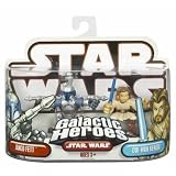 Star Wars Galactic Heroes Mini Figure 2-Pack Jango Fett & Obi-Wan Kenobi