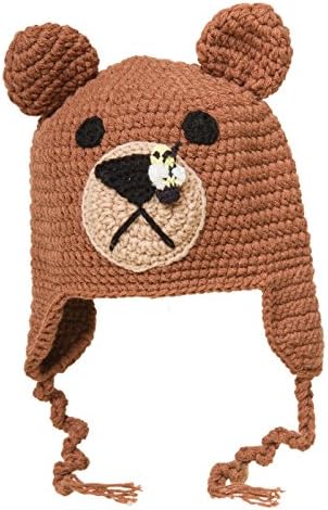 Seattle Hats Hand Crocheted Infant Baby and Toddler Hats (Medium, Honey Bear With Bee)