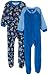 Gerber Work Zone Blanket Sleepers Two Pack, Royal, 24 Months