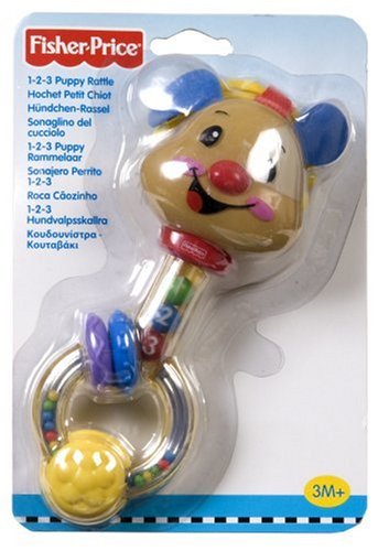 Fisher-Price Puppy Dumbbell Rattle
