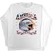 Womens Long-Sleeve T-Shirt : UNITED STATES OF AMERICA - ONE NATION UNDER GOD