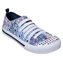 Girls' Xhilaration&reg; Fayda Plaid Sneakers - Blue
