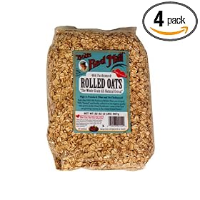 Bob's Red Mill Rolled Oats Regular, 32-ounces (Pack of4)