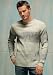 Herren Baumwolle Pullover Rippenpulli Rundhals-Pulli Rippenstrick