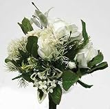 Silk Candlelight Rose Bouquet