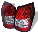 05-08 Dodge Magnum Led Taillights - Red Clear 