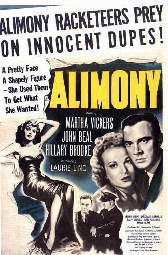 Alimony Poster Movie 11x17 @ broadwaygoods.com