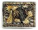 Buffalo Artwork Belt Buckle Native American Bison Image
