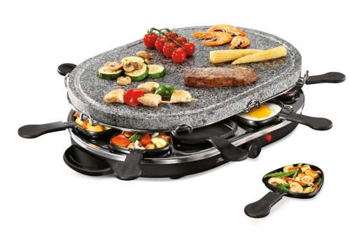 Princess 162251 Raclett mit Steingrill - gesund und fettarm
