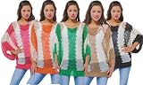 Long Thin Knit Womens Jumper Dress Striped One Size Fits UK 8 , 10 & 12