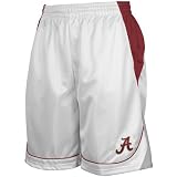 Alabama Crimson Tide White Courtside Shorts