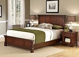 Home Styles The Aspen Collection  King Bed and Night Stand