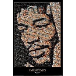 Jimi Hendrix (Mosaic, Huge) Music Poster Print - 40x60