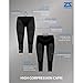 Zensah Recovery Capris - 3/4 Compression Tights for Running, Working Out, Basketball