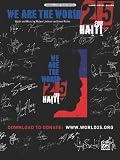 We Are the World 25 for Haiti: Piano, Vocal, Guitar Original Sheet Music Edition
