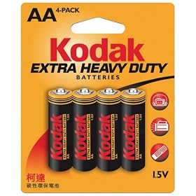 Kodak Kehdaa4 Heavy-Duty Batteries (Aa, 4 Pk)