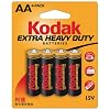 Kodak Kehdaa4 Heavy-Duty Batteries (Aa, 4 Pk)