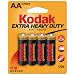 Kodak Kehdaa4 Heavy-Duty Batteries (Aa, 4 Pk)