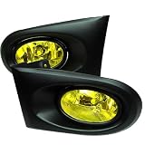 02-04 Acura RSX Yellow Fog Lights with Wiring & Switch Kit by Luminx Lighting