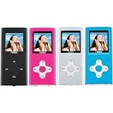 Naxa Portable Media Player with 1.5-Inch LCD Screen, Built-In 4 GB Flash Memory, Speaker and PLL/Digital FM Radio