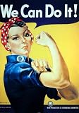 Rosie the Riveter (We Can Do It!) Art Poster Print - 24' X 36'